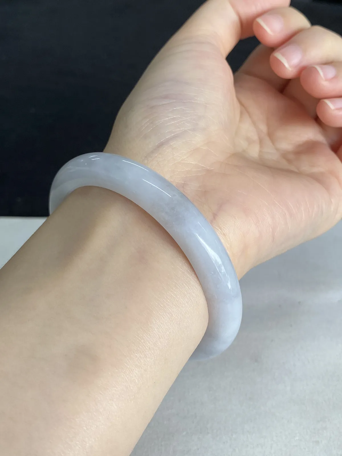 正圈55圈口，翡翠手镯