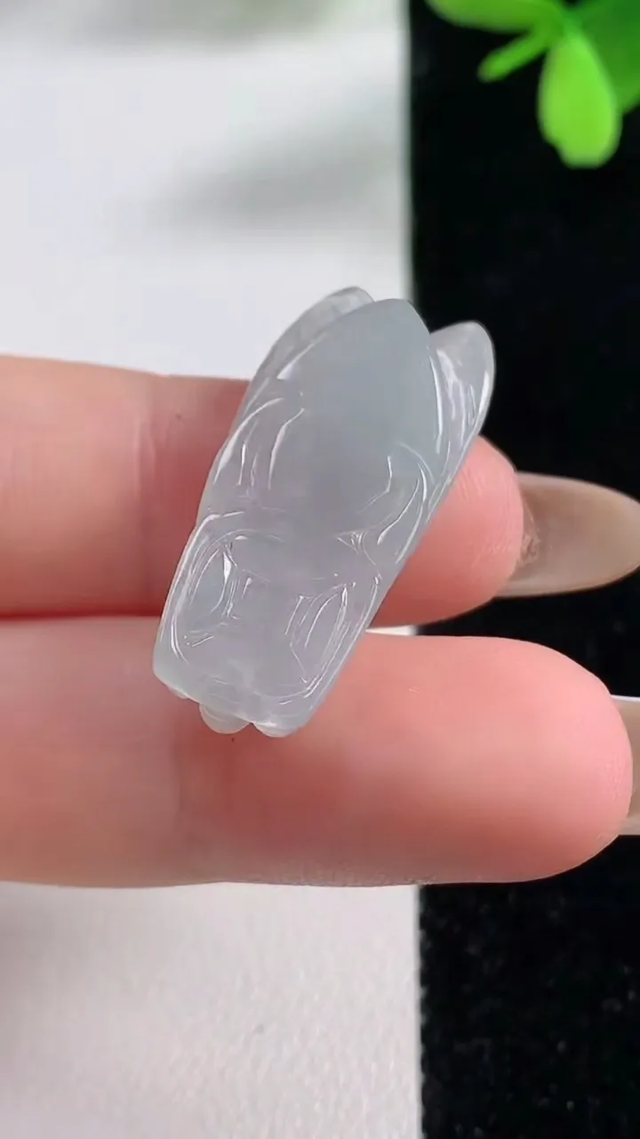 天然A货翡翠一鸣惊人吊坠，尺寸28.7-12.4-6.3，重量:4.30g
11月4日