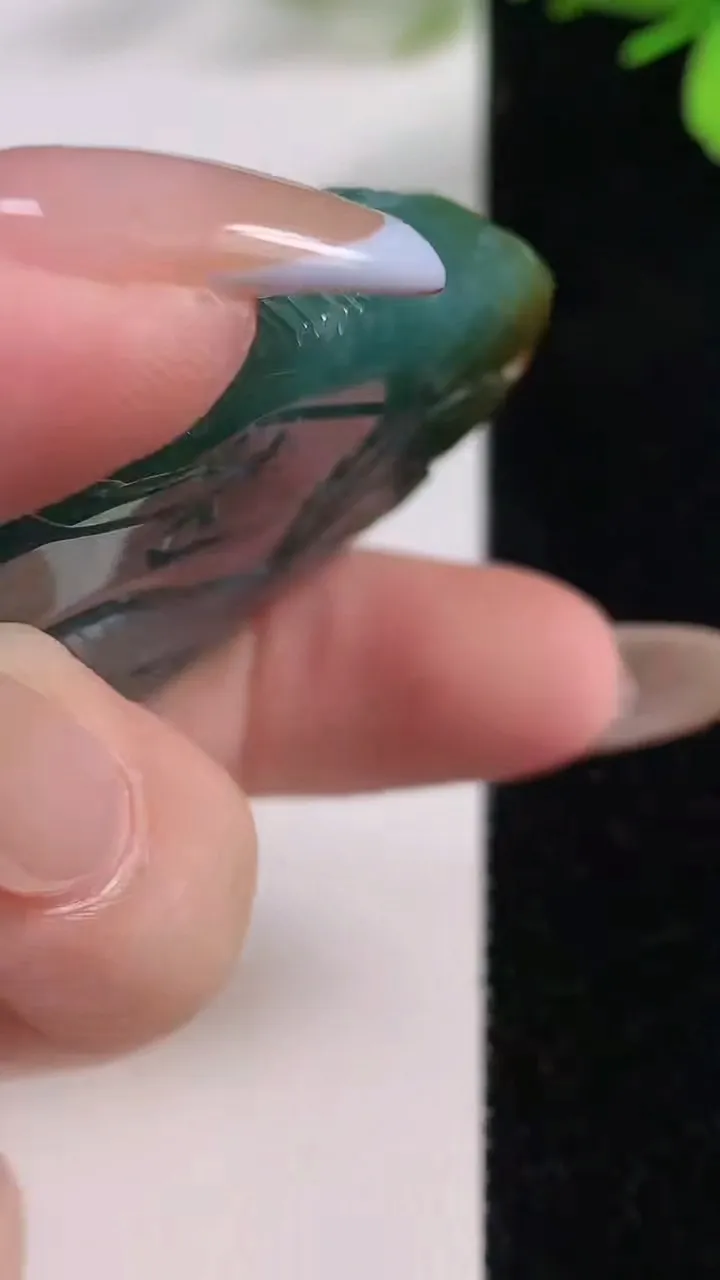 天然A货翡翠蓝水双彩龙牌吊坠，尺寸59.7-41.2-13.7，重:53.74g
11月4日