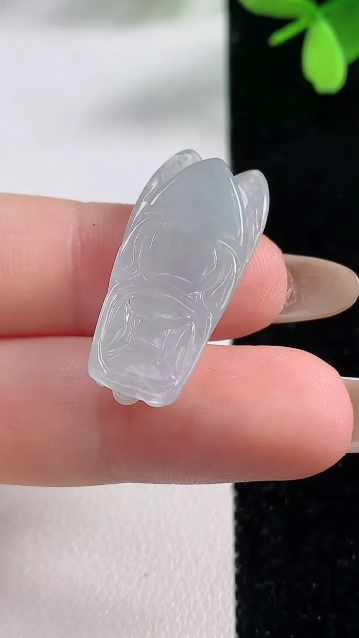 天然A货翡翠一鸣惊人吊坠，尺寸28.7-12.4-6.3，重量:4.30g
11月4日