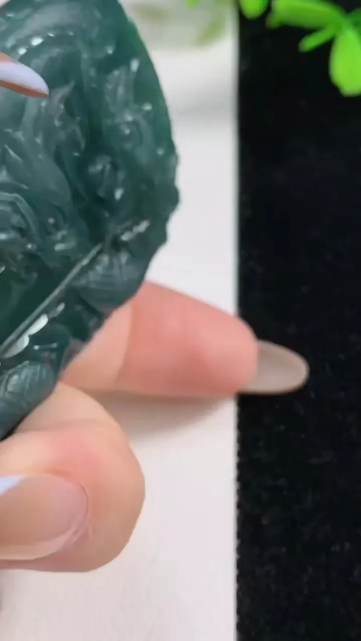 天然A货翡翠九龙至尊 九龙牌吊坠，尺寸68.8-41.3-13，重:76.18g
11月4日