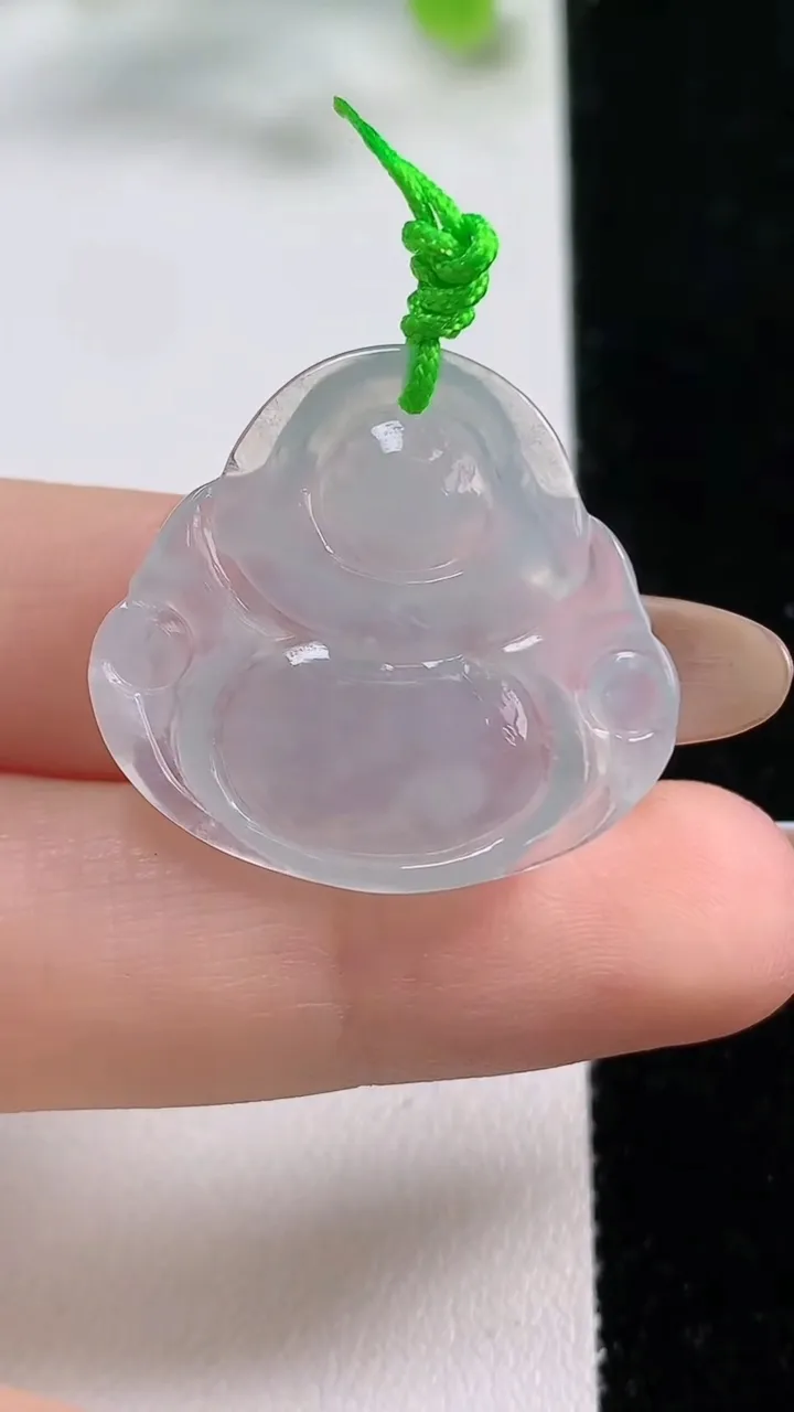 天然A货翡翠佛公吊坠，尺寸25-26.8-4.2，重量:4.30g
11月5日