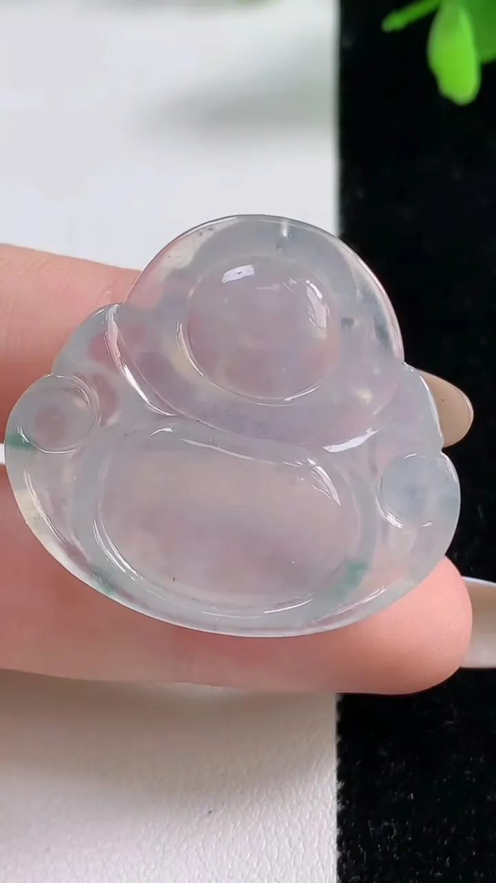 天然A货翡翠种飘花佛公吊坠，尺寸32-34.8-6.8，重量:11.32g
11月5日