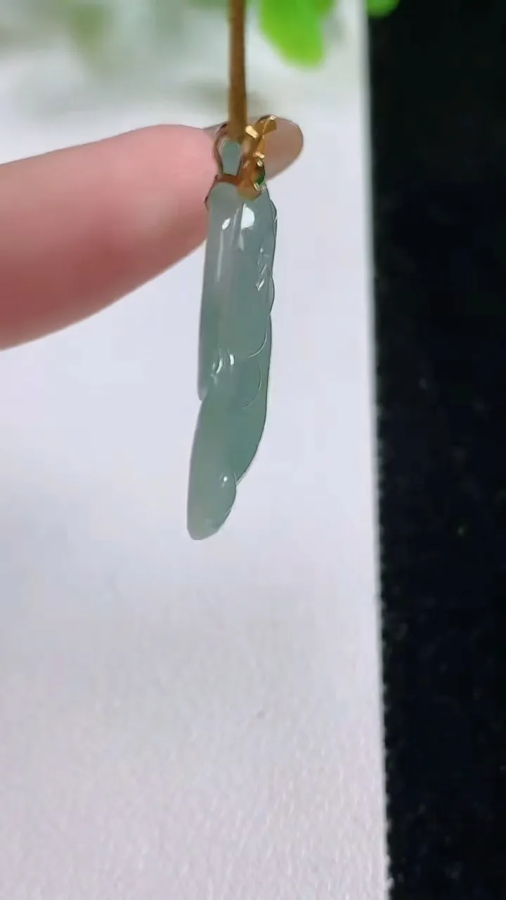 天然A货翡翠佛公吊坠，尺寸24.8-29.2-4.5，重量:4.69g
11月6日