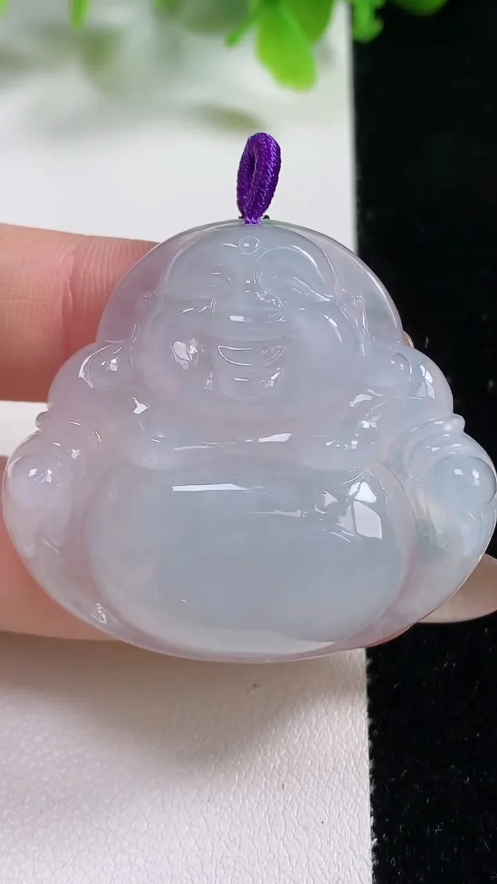 天然A货翡翠佛公吊坠，尺寸38.6-42.6-8.7，重量:20.37g
11月6日