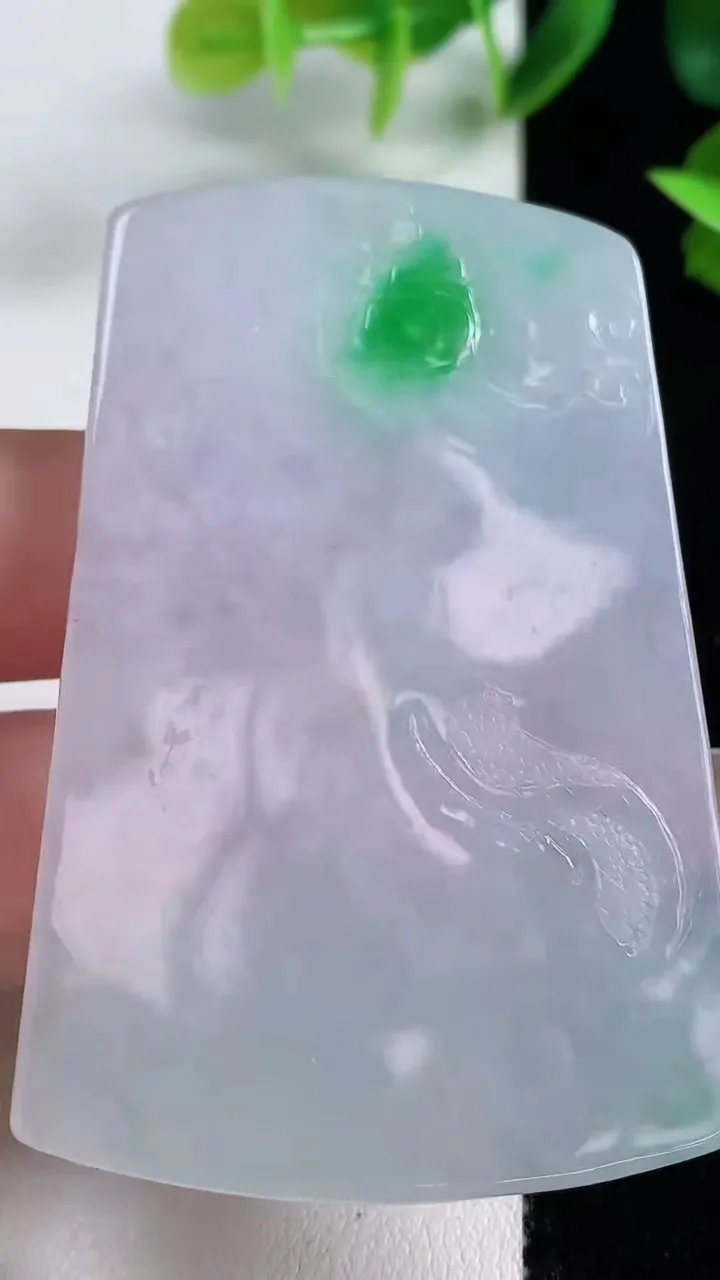 天然A货翡翠祥龙虚空藏菩萨吊坠，尺寸64-41.4-4.1，重量:27.20g
11月9日