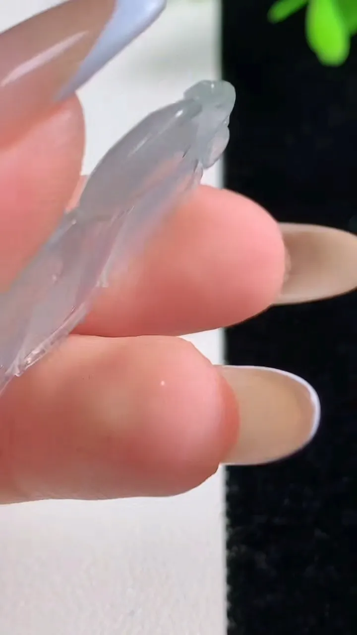 天然A货翡翠金枝玉叶 叶子吊坠，尺寸40-20.3-3，重量:4.77g
11月10日