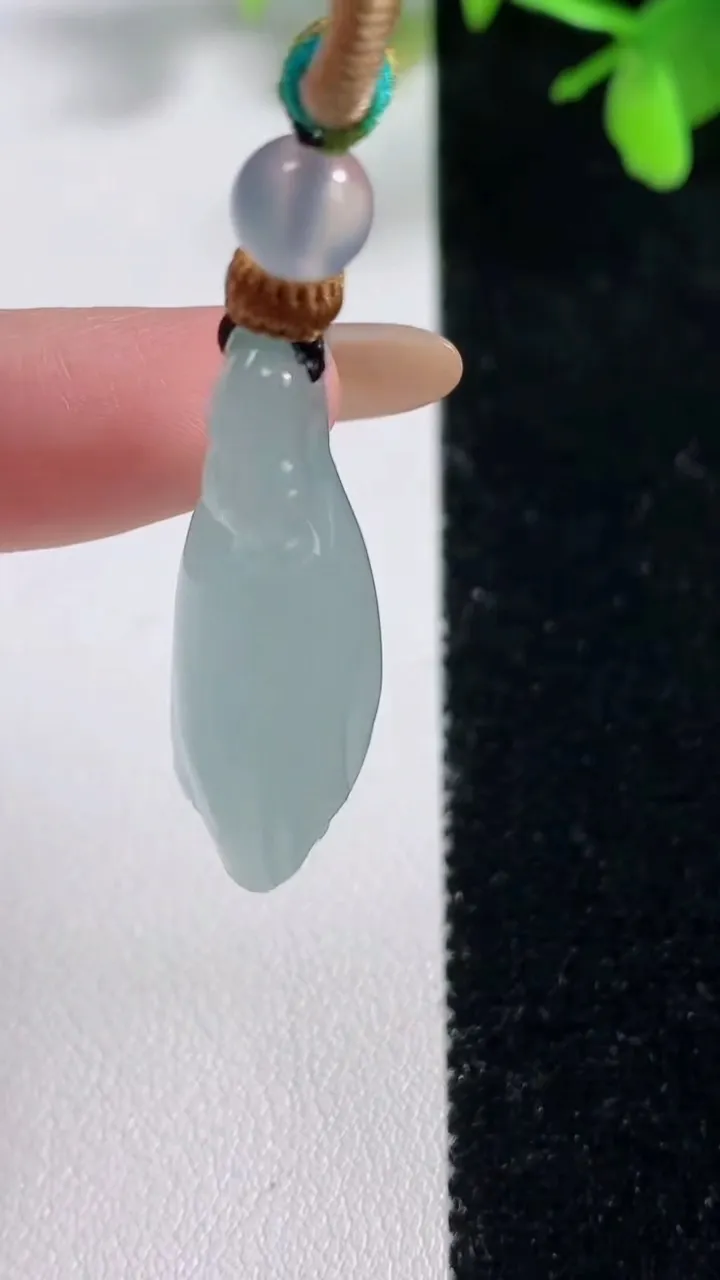 天然A货翡翠莲蓬吊坠，尺寸33.6-18-9.6，重量:12.16g
11月11日