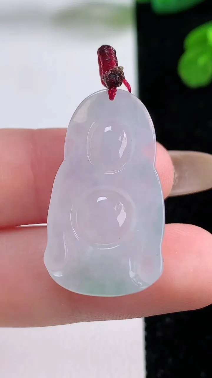 天然A货翡翠冰种飘花财神爷吊坠，尺寸30-16.6-6，重量:5.54g
11月17日