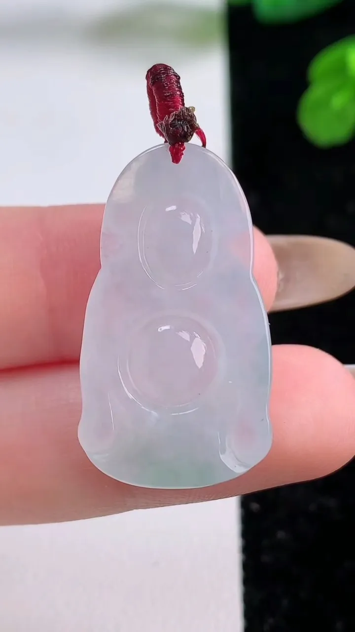 天然A货翡翠冰种飘花财神爷吊坠，尺寸30-16.6-6，重量:5.54g
11月17日