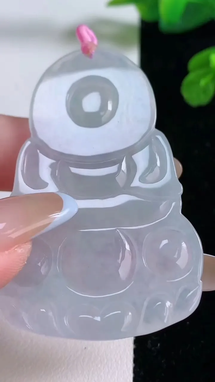 天然A货翡翠观音菩萨吊坠，尺寸60.6-37.6-5，重量:21.64g
11月18日