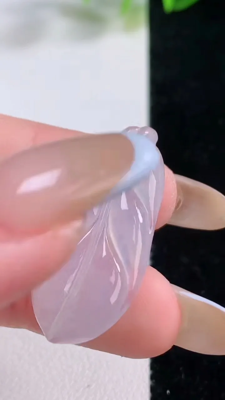 天然A货翡翠金枝玉叶 叶子吊坠，尺寸33-15.6-4，重量:3.62g
11月19日