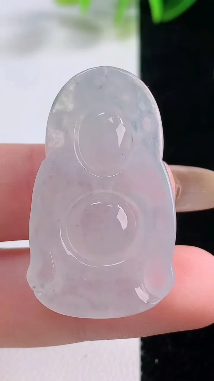 天然A货翡翠财神爷吊坠，尺寸36.2-21.6-6.4，重量:8.97g
11月19日