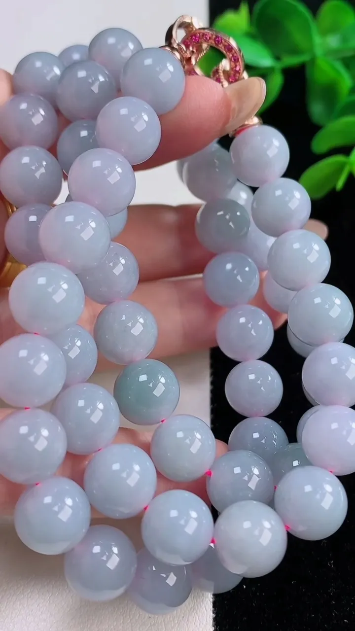 天然A货翡翠紫罗兰圆珠项链，尺寸10-57颗，重量:118.13g11月20日
工厂直销收藏佳品,种