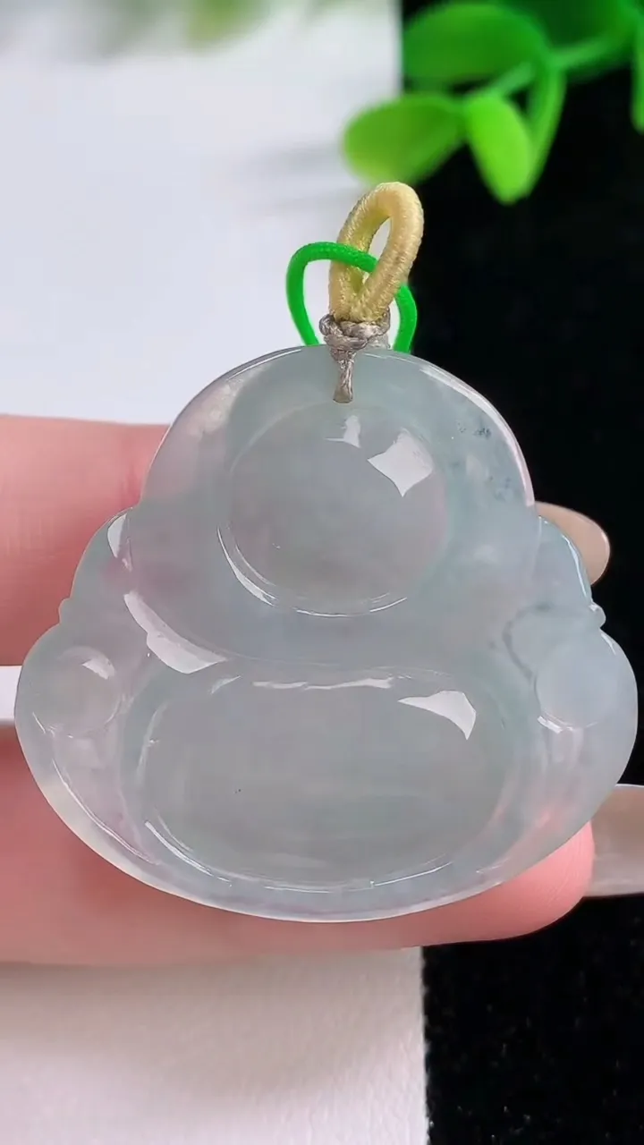 天然A货翡翠佛公吊坠，尺寸35.2-37.5-6.6，重量:13.18g
11月21日