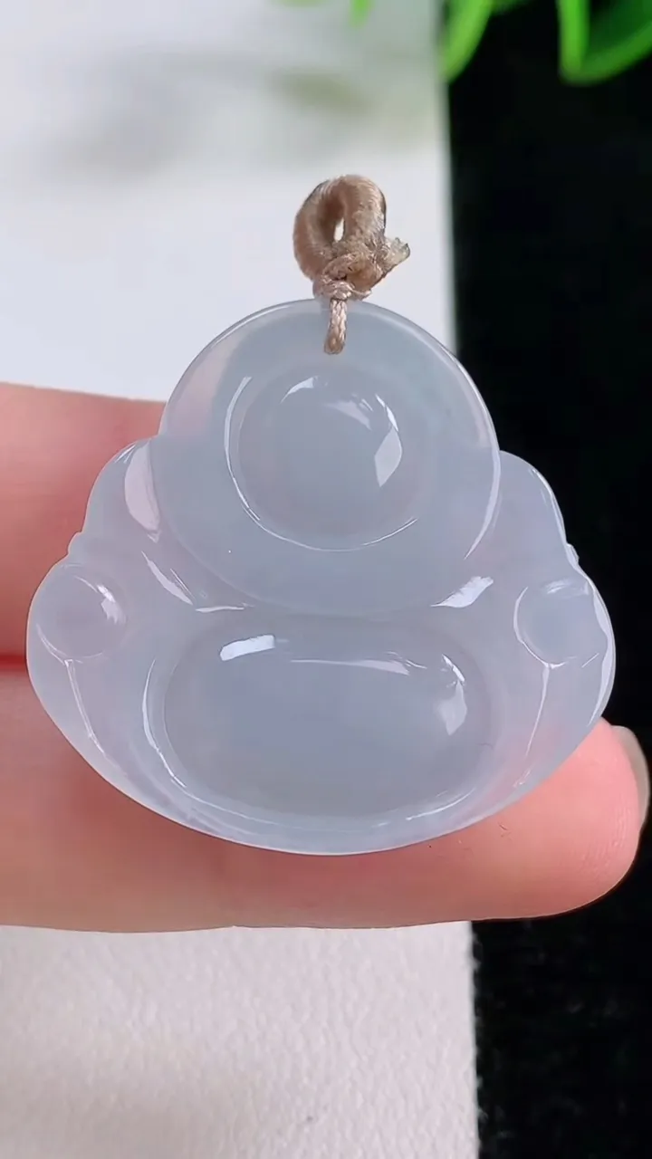 天然A货翡翠紫罗兰佛公吊坠，尺寸29.7-31-5.9，重量:8.28g
11月23日