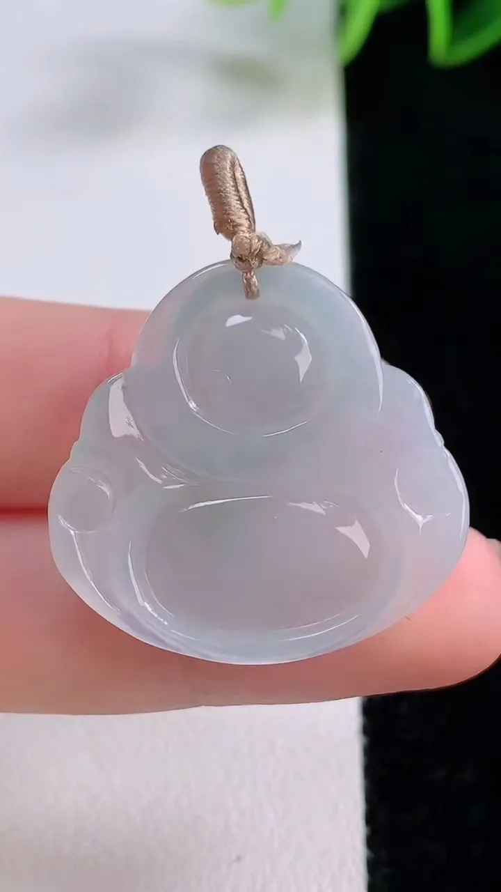 天然A货翡翠佛公吊坠，尺寸28.2-29-5.3，重量:6.78g
11月23日