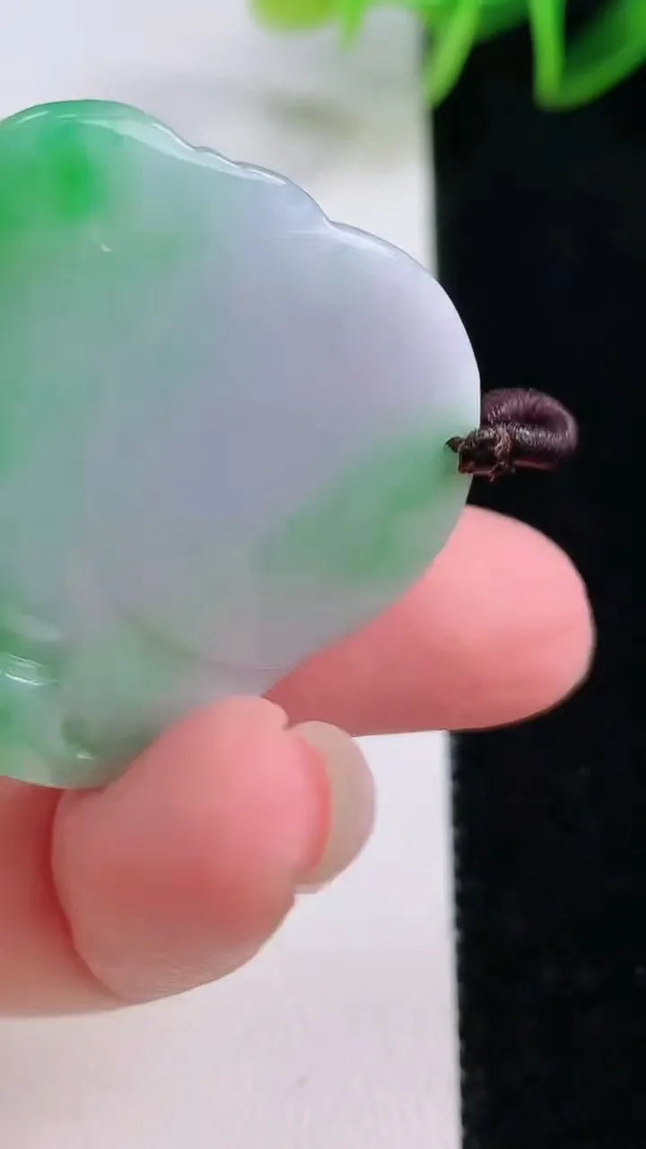 天然A货翡翠佛公吊坠，尺寸33.6-37.6-6.9，重量:14.71g
11月24日