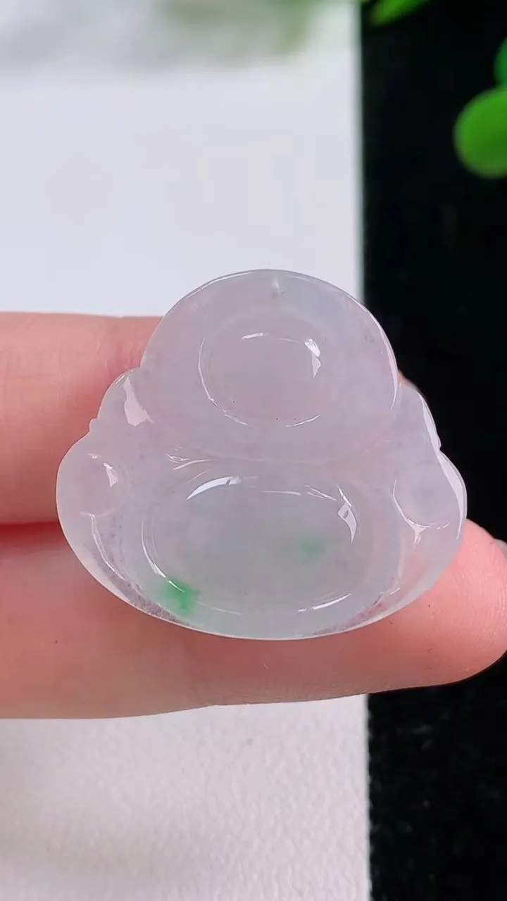 天然A货翡翠佛公吊坠，尺寸25.7-28.3-4.7，重量:5.29g
11月25日