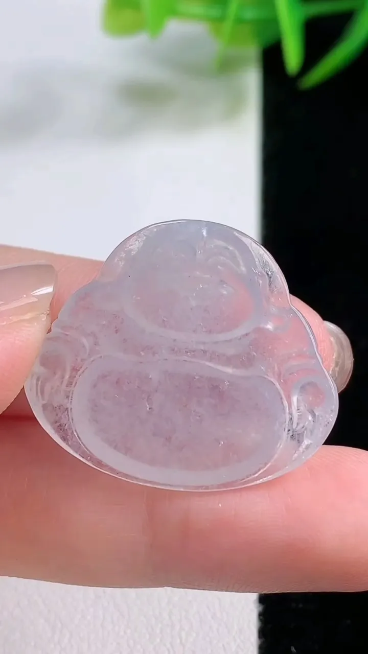 天然A货翡翠佛公吊坠，尺寸24.2-28-3.8，重量:4.45g
11月25日