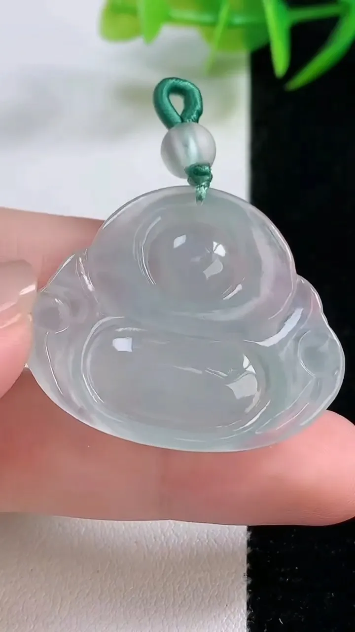 天然A货翡翠佛公吊坠，尺寸30-35.5-5.2，重量:8.30g
11月26日