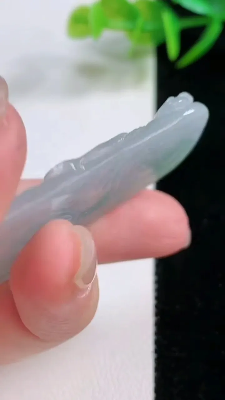 天然A货翡翠龙牌吊坠，尺寸48.7-24.2-4.7，重量:12.60g
11月26日