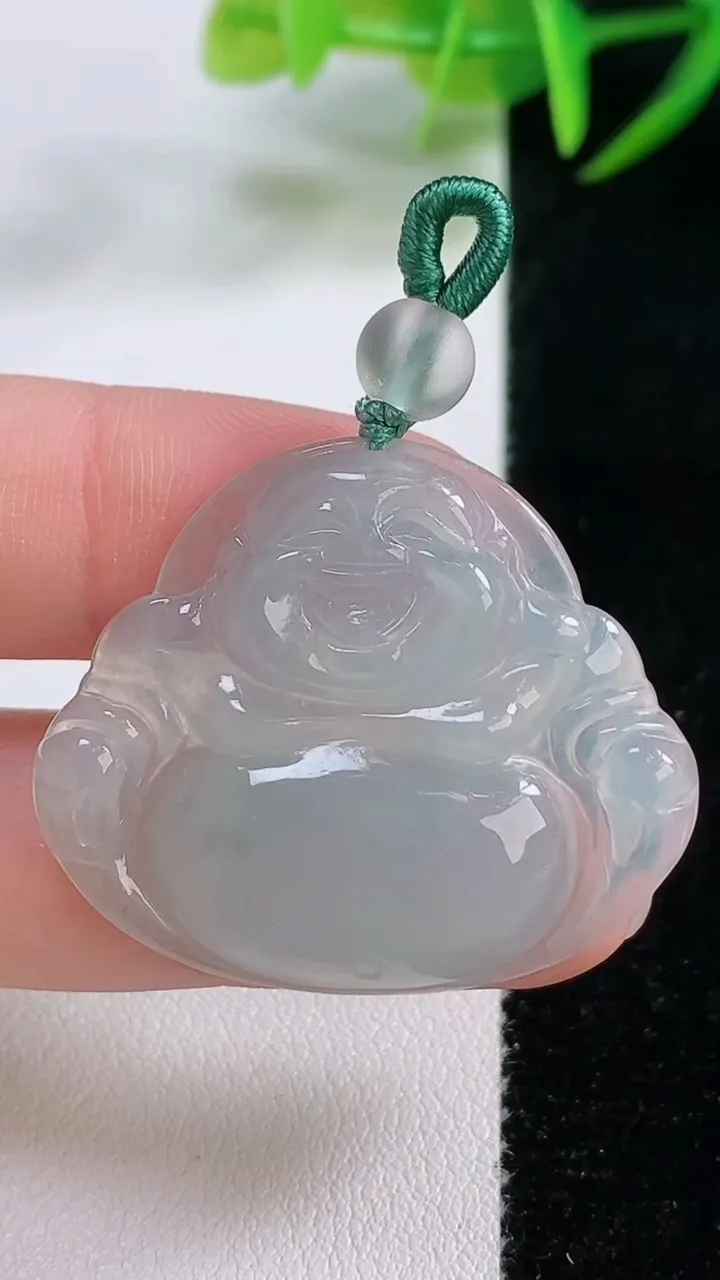 天然A货翡翠佛公吊坠，尺寸30-35.5-5.2，重量:8.30g
11月26日