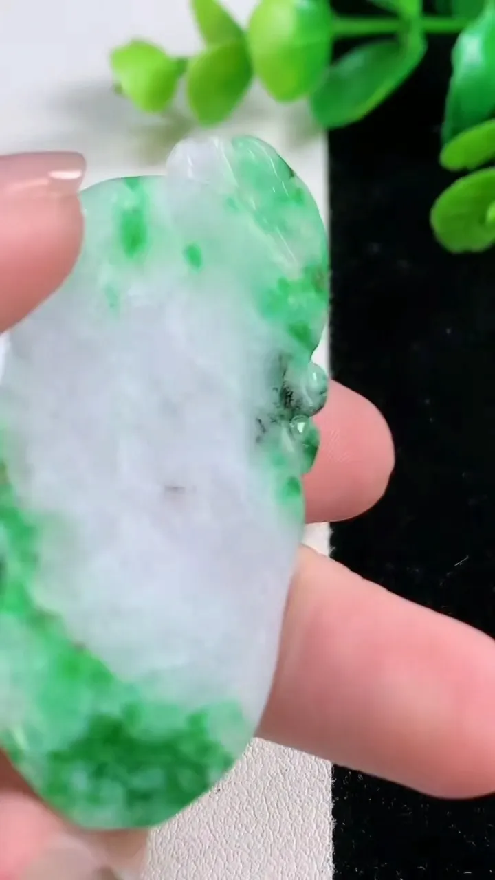 天然A货翡翠龙牌吊坠，尺寸 66-35-5.5，重:21.95g
11月28日