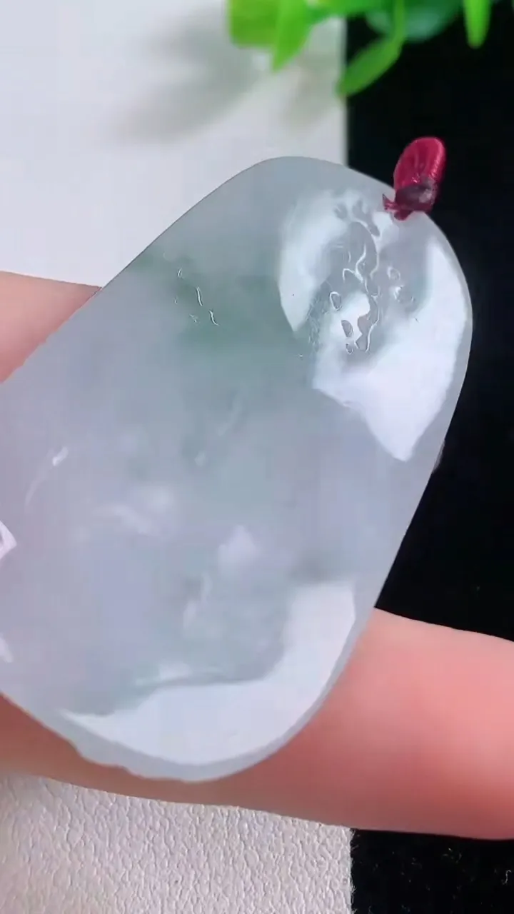 天然A货翡翠御龙不动明王吊坠，尺寸50.2-28.7-5.2，重量:16.23g
11月30日