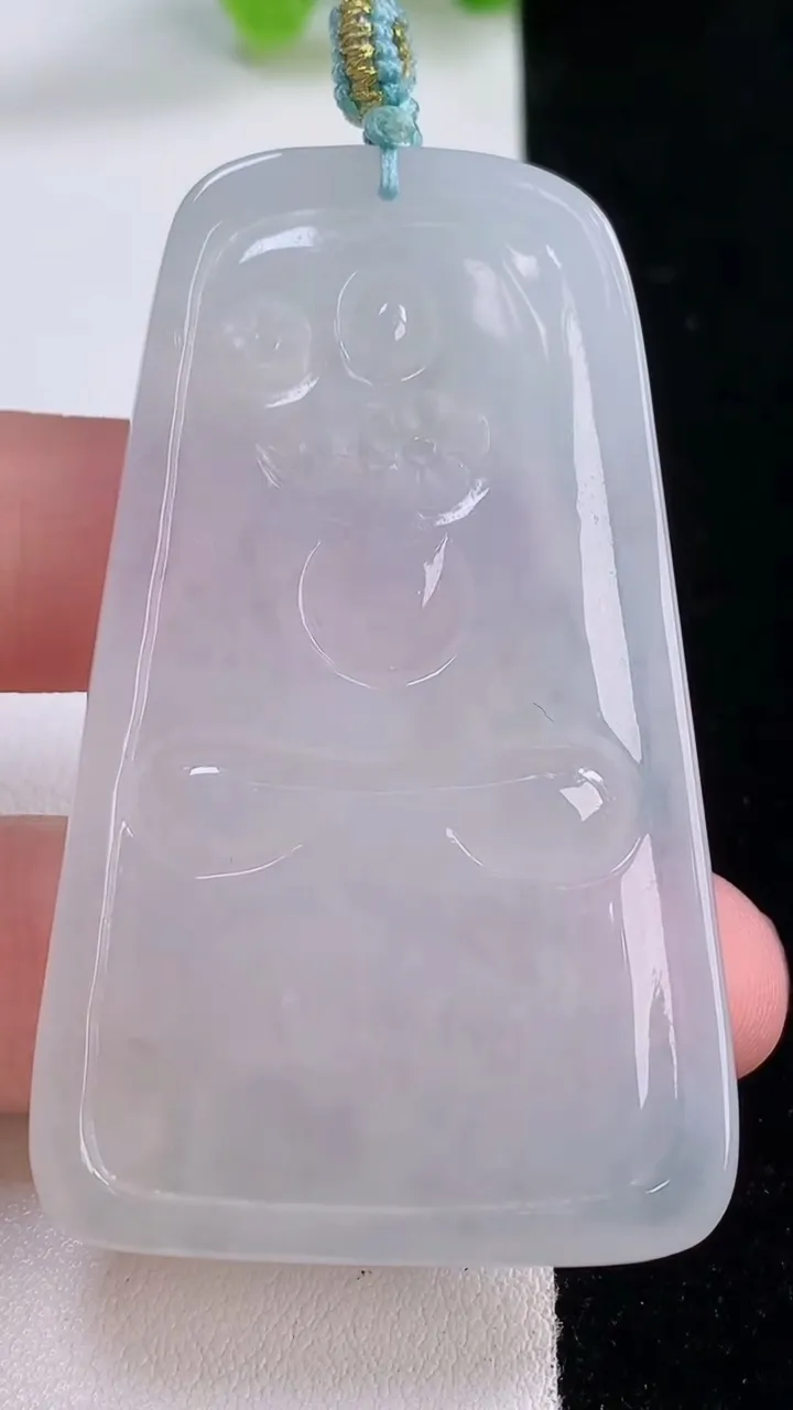 天然A货翡翠冰种文殊菩萨吊坠，尺寸59.5-36-6.5，重量:31.92g
11月30日