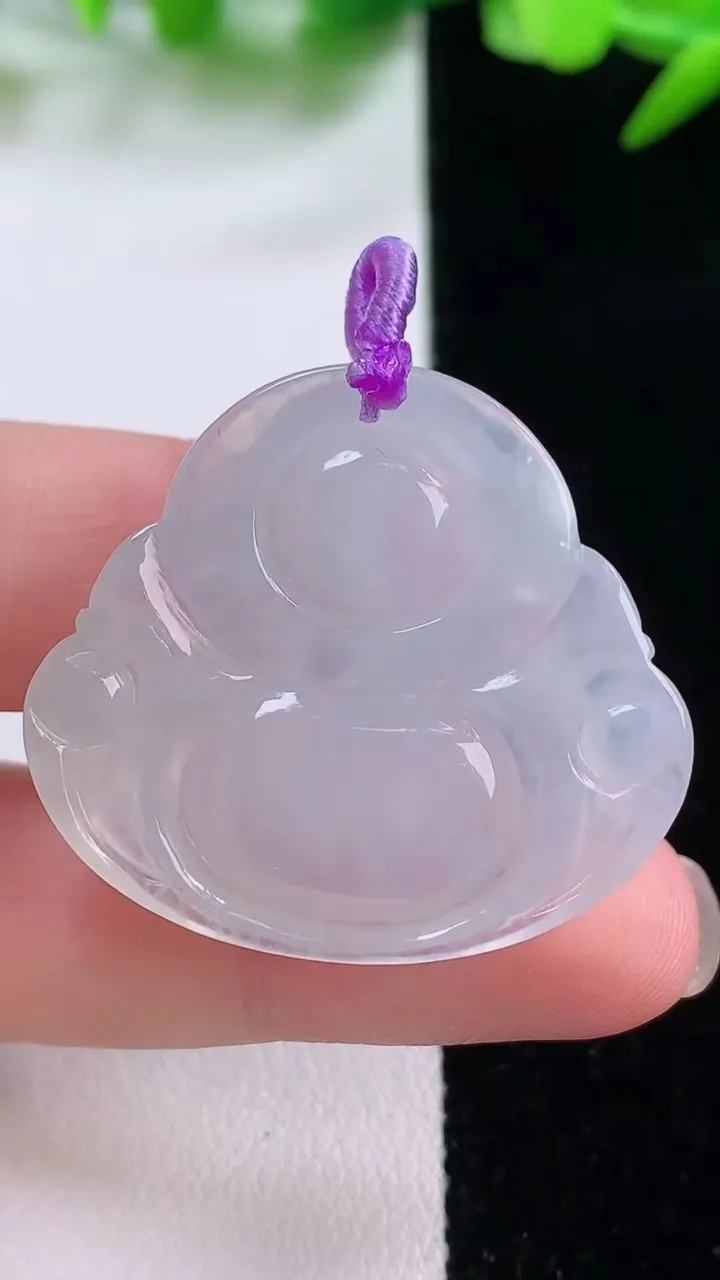 天然A货翡翠佛公吊坠，尺寸30.8-34-6，重量:9.84g
11月30日