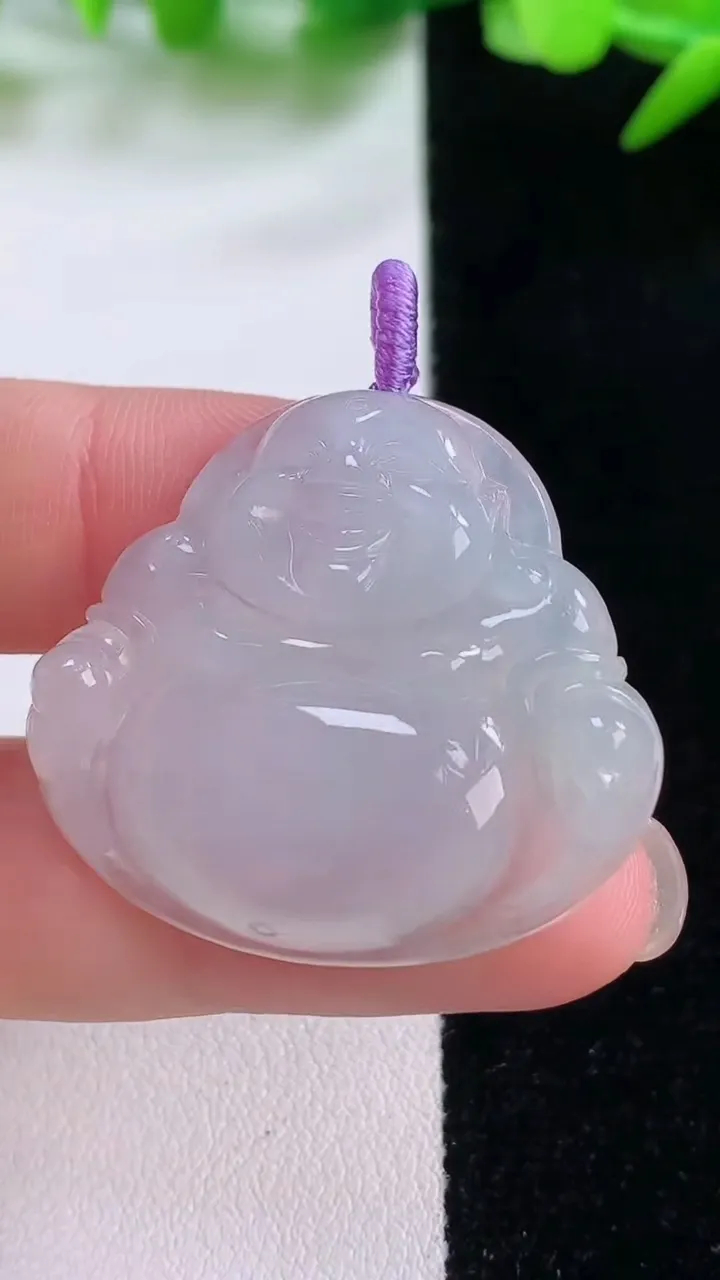 天然A货翡翠佛公吊坠，尺寸30.8-34-6，重量:9.84g
11月30日