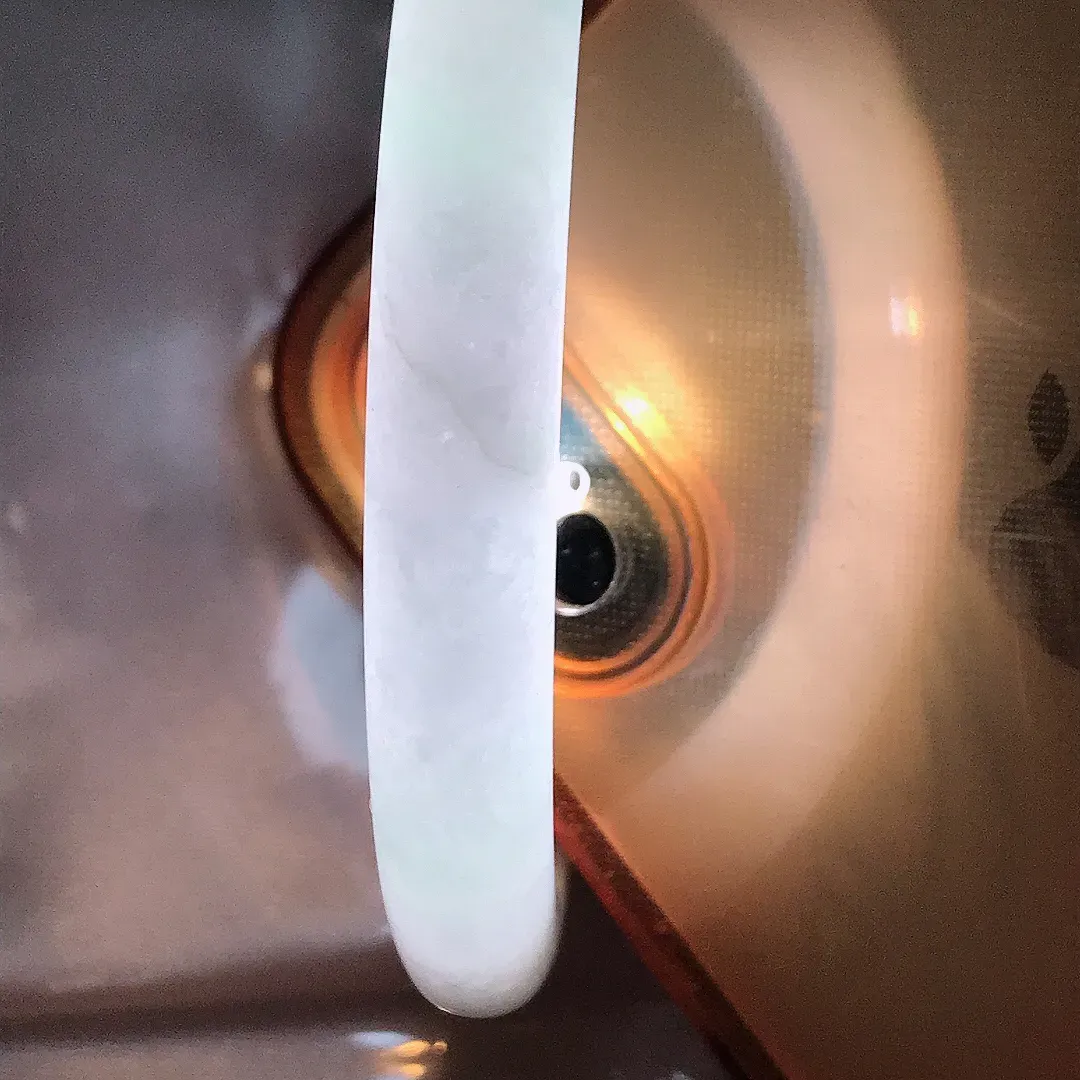 自然光55/8.7/7.4老坑精美冰润飘阳绿手镯宽边翡翠玉镯美人镯