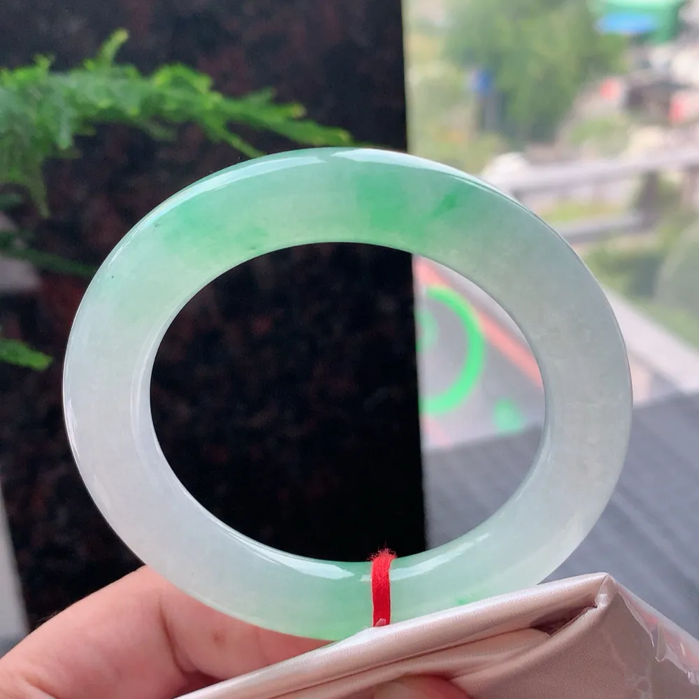 圆条高冰阳绿 天然棉线 尺寸:53.7/11 种色俱佳