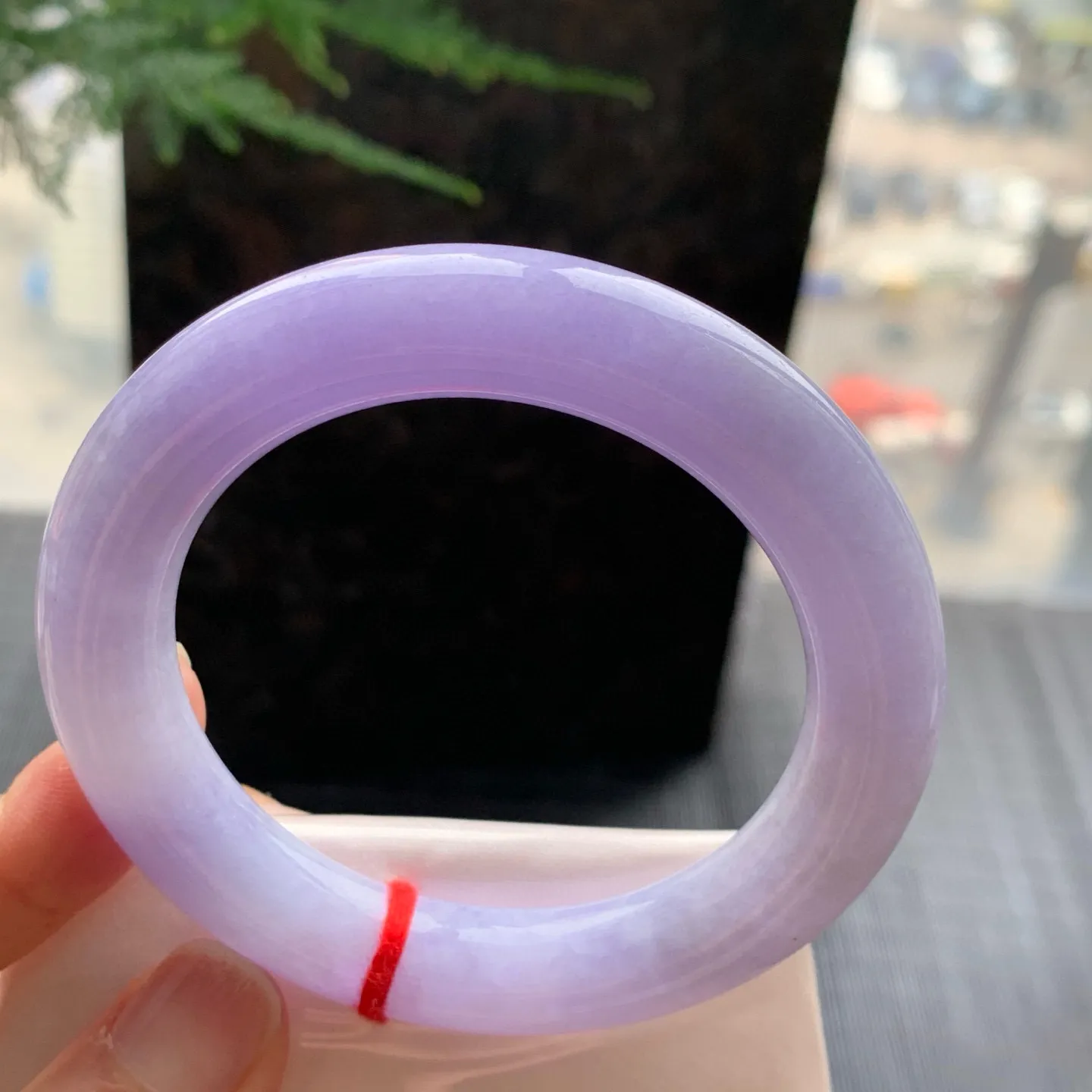 圆条满色紫罗兰 无瑕 尺寸:54.1/11.2/10.8 超美