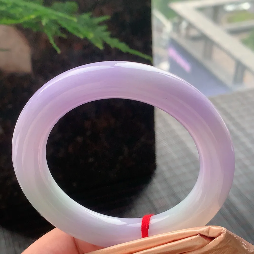 圆条冰糯紫罗兰 无瑕 尺寸:59.4/11.6/12 超美