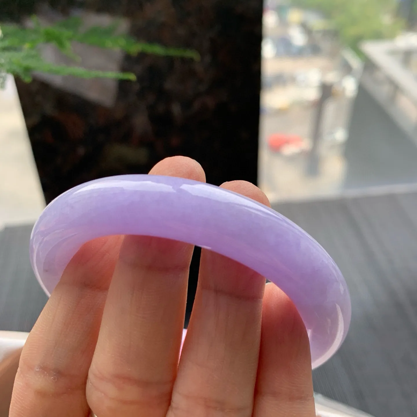 圆条满色紫罗兰 无瑕 尺寸:54.1/11.2/10.8 超美