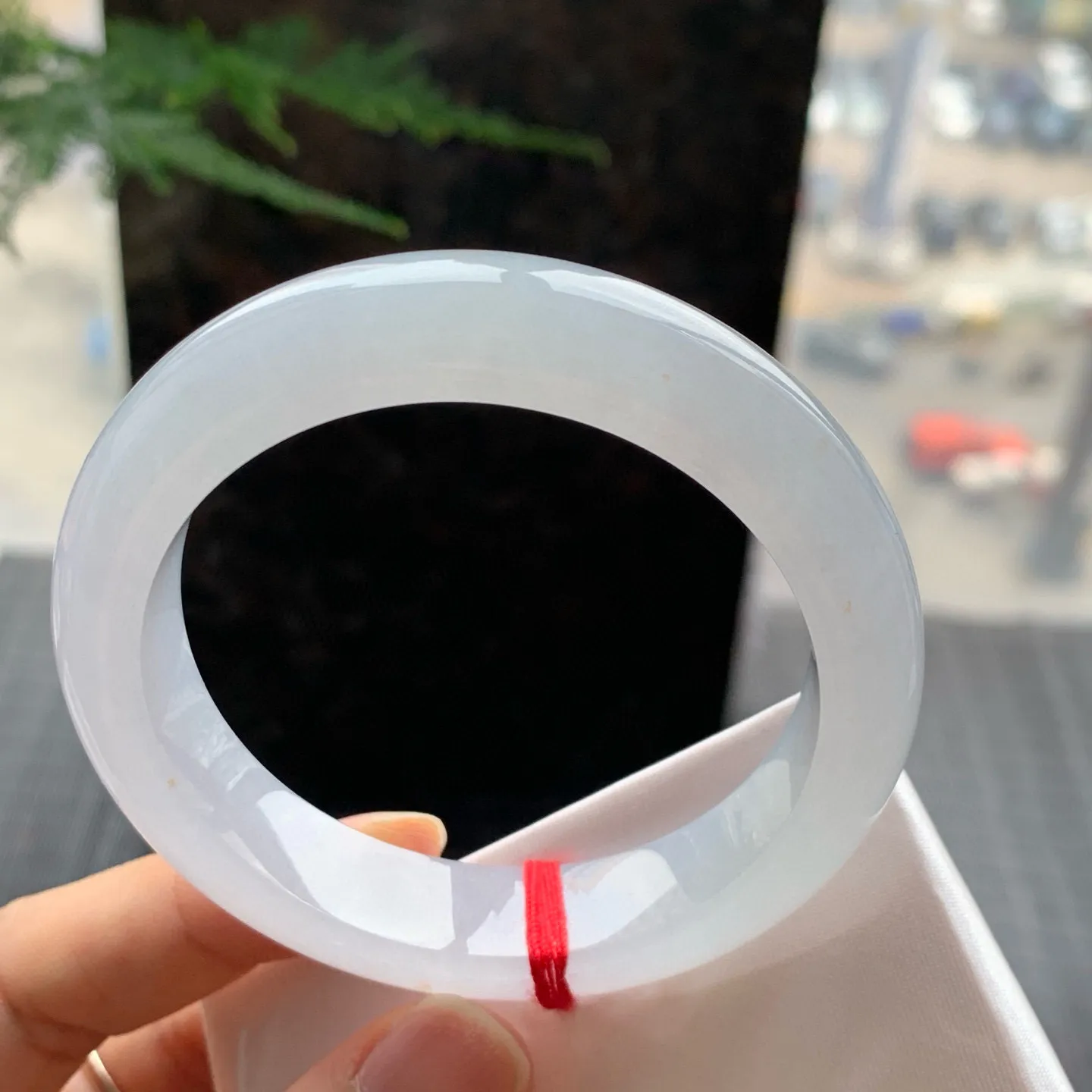 正圈高冰白月光 无瑕 尺寸:53.5/12.5/8.4