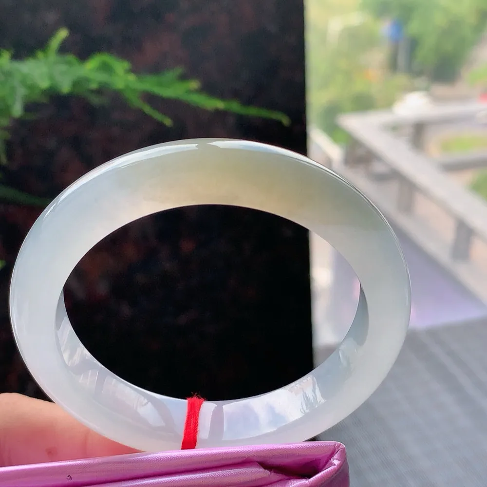 正圈冰玻黄翡 微棉纹 尺寸:55.4/11.6/8.2 种色俱佳