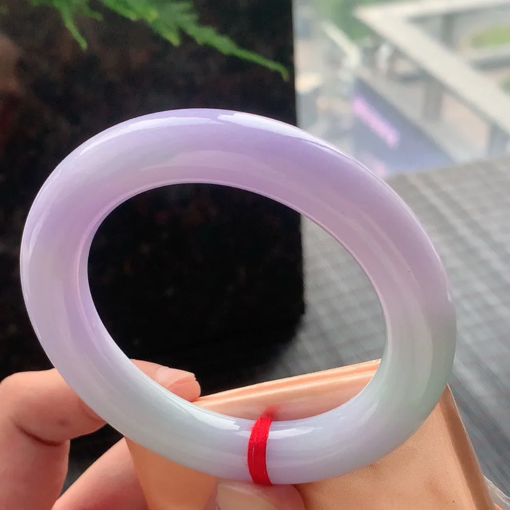 圆条冰糯紫罗兰 无瑕 尺寸:59.4/11.6/12 超美