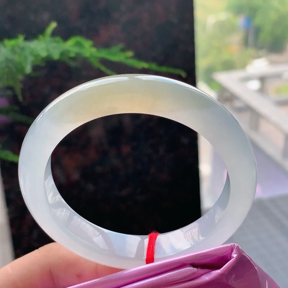 正圈冰玻黄翡 微棉纹 尺寸:55.4/11.6/8.2 种色俱佳