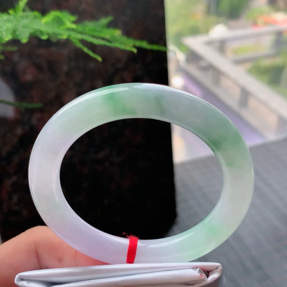 圆条冰春彩 无瑕 尺寸:55.1/10.1 种色俱佳