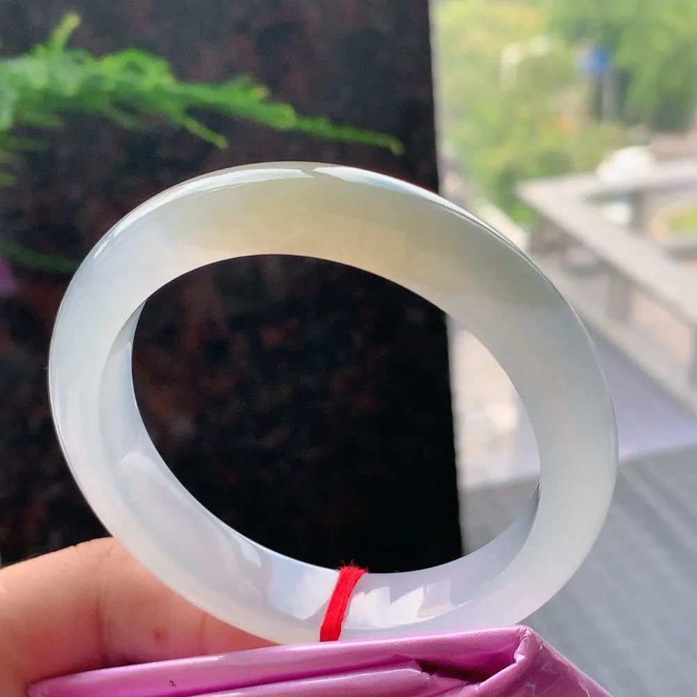 正圈冰玻黄翡 微棉纹 尺寸:55.4/11.6/8.2 种色俱佳