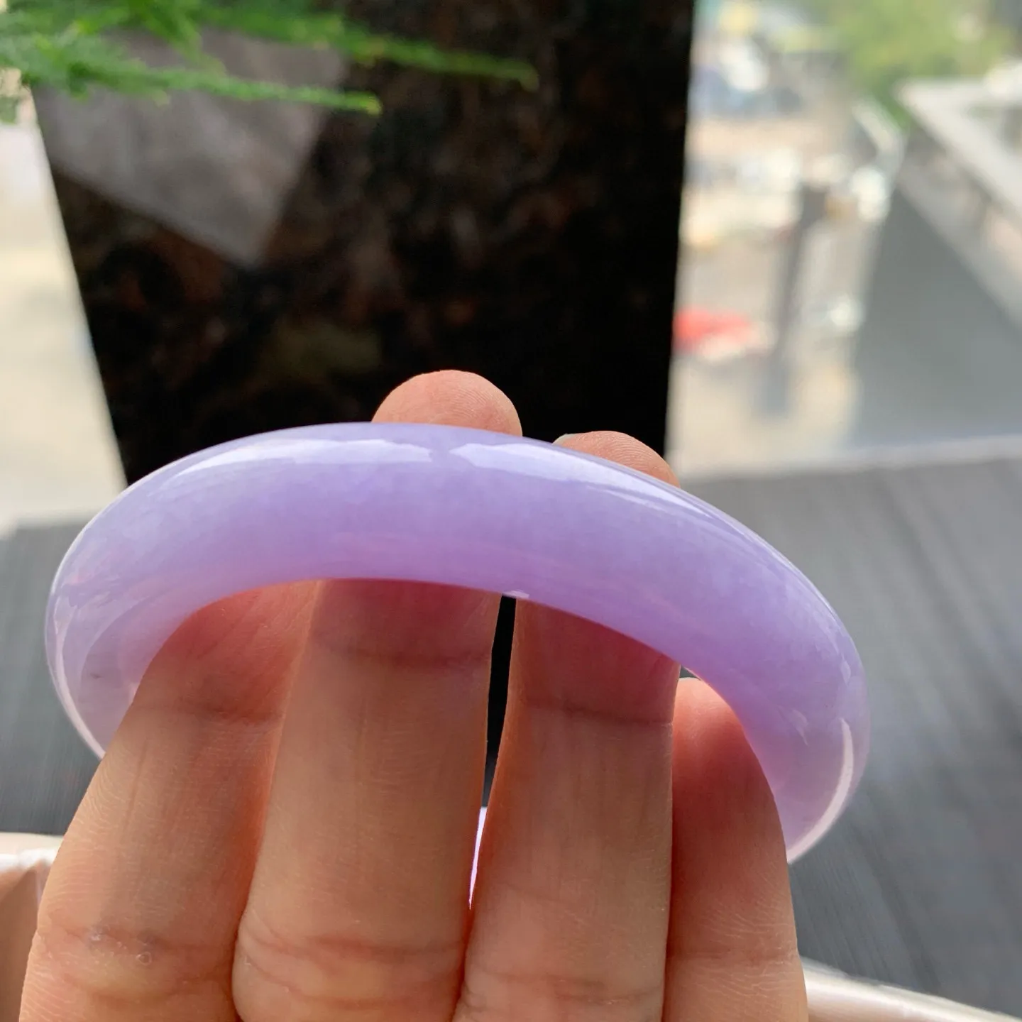 圆条满色紫罗兰 无瑕 尺寸:54.1/11.2/10.8 超美