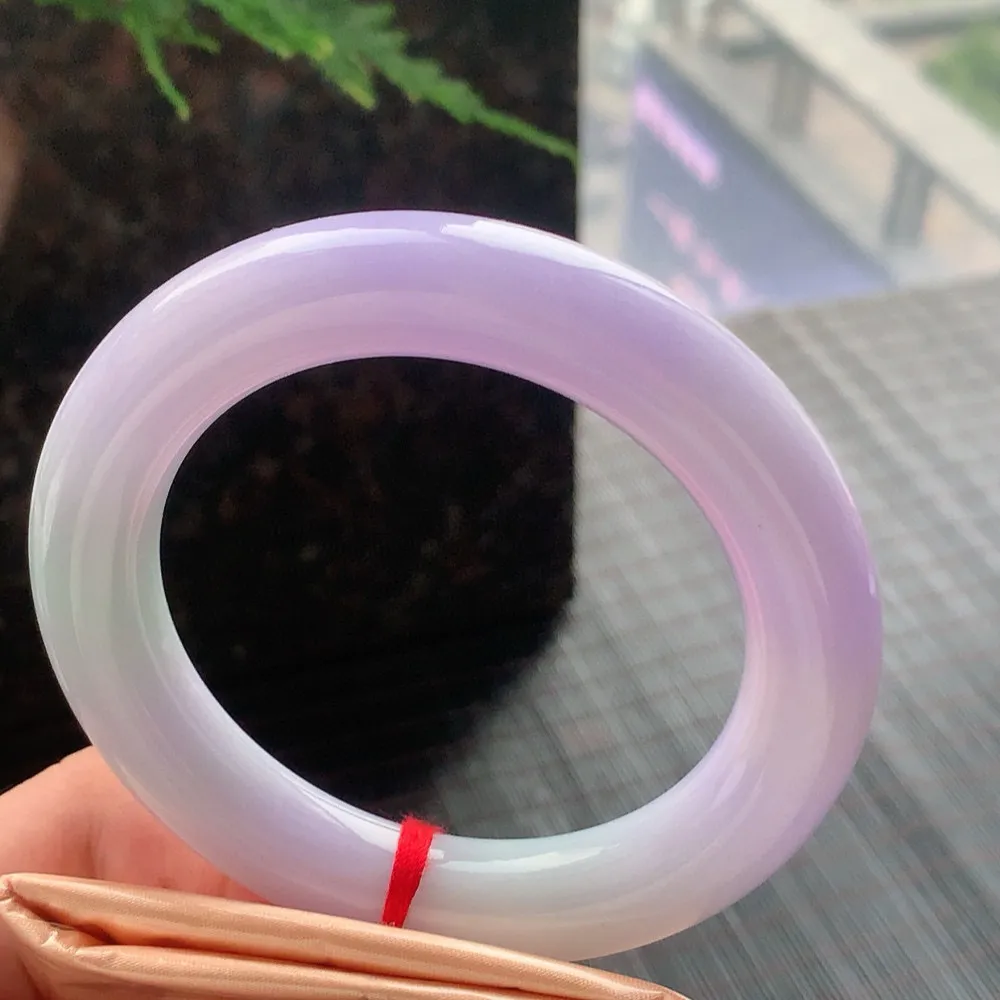 圆条冰糯紫罗兰 无瑕 尺寸:59.4/11.6/12 超美