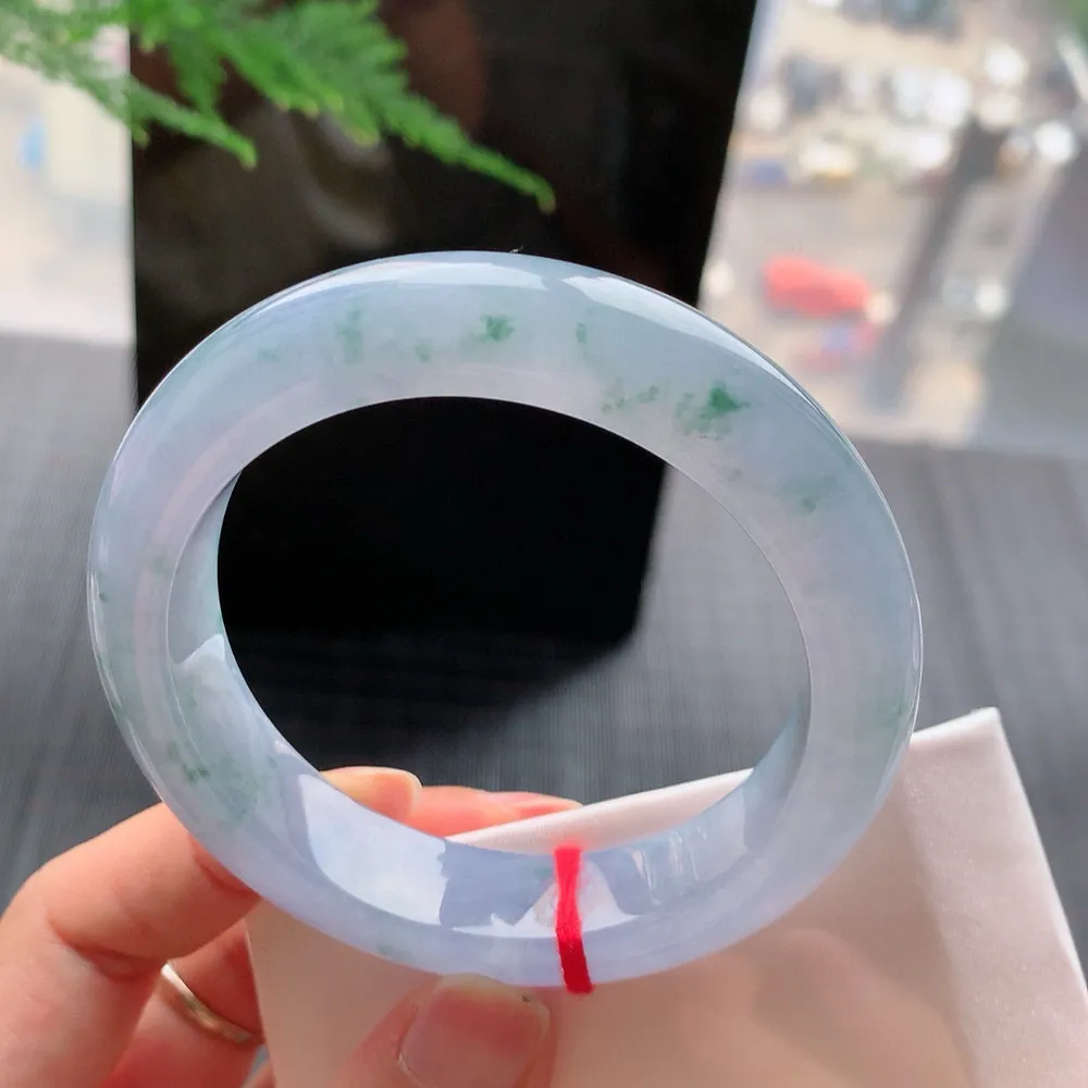 正圈高冰紫飘花 无瑕 尺寸:56.6/13.1/9.5 种色俱佳🥰🥰