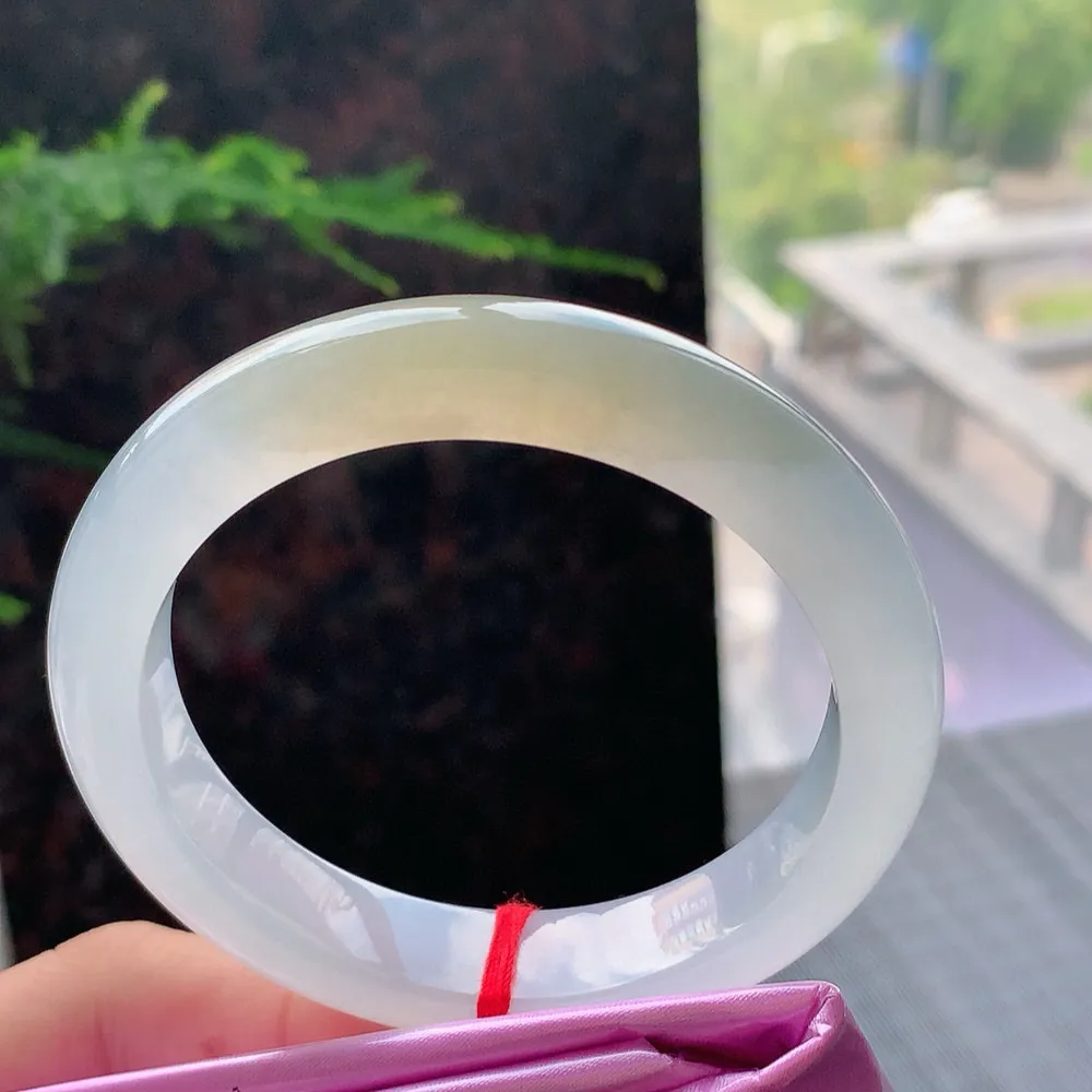 正圈冰玻黄翡 微棉纹 尺寸:55.4/11.6/8.2 种色俱佳