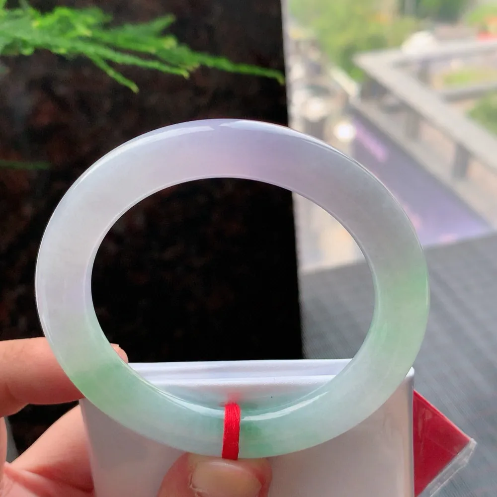 圆条冰春彩 无瑕 尺寸:55.1/10.1 种色俱佳