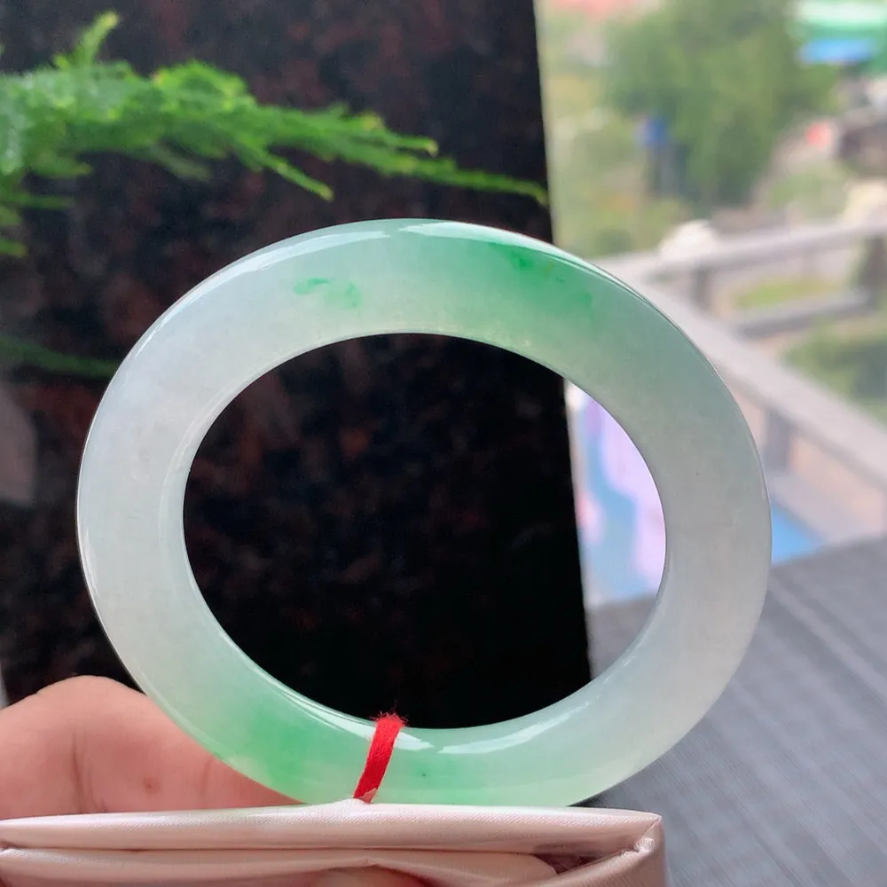 圆条高冰阳绿 天然棉线 尺寸:53.7/11 种色俱佳