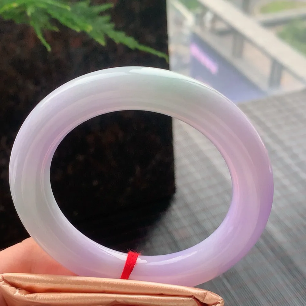 圆条冰糯紫罗兰 无瑕 尺寸:59.4/11.6/12 超美